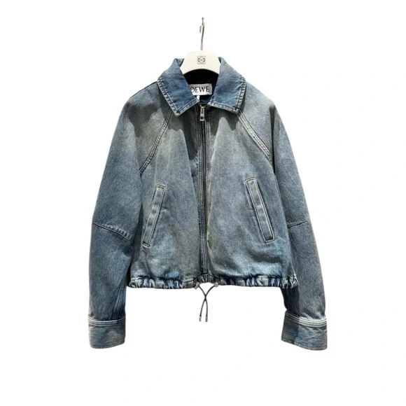 Loewe Oversized Blue Balloon Denim Jacket Fr32 - Picture 1 of 5